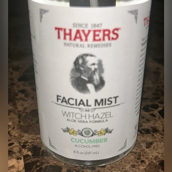 THAYERS Alcohol-Free Witch Hazel Facial Mist with Aloe Vera, Cucumber  8oz - Picture 3 of 6